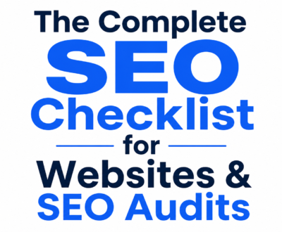 The Complete SEO Checklist for Websites & SEO Audits The Complete SEO Checklist for Websites & SEO Audits